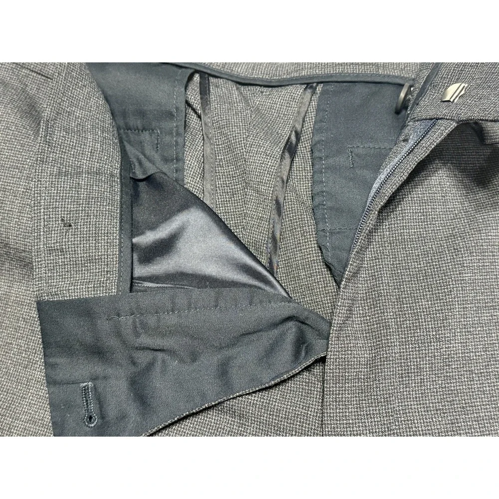 Banana Republic Marzotto Wool Dress Pants Men's 33x30 Blue Slim Fit Tapered